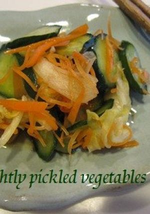野菜の浅漬け-レシピのメイン写真