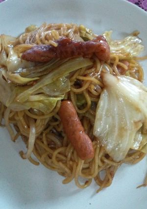 これぞB級☆だぁのホルモン焼きそば☆-レシピのメイン写真