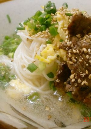韓国風冷製スープのそうめん-レシピのメイン写真