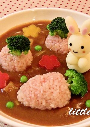 デコカレー♡にんじん畑✿-レシピのメイン写真