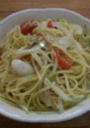 あるモノdeごはん♪～ツナとオニオンの冷たいパスタ～-レシピのメイン写真