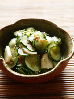 胡瓜と蒲鉾と梅干しの酢の物-レシピのメイン写真
