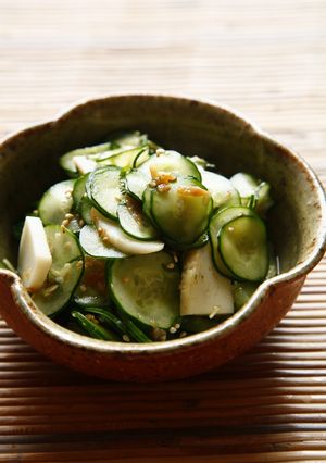 胡瓜と蒲鉾と梅干しの酢の物-レシピのメイン写真