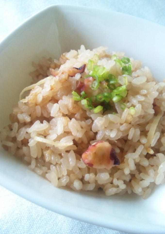 タコと新生姜の炊き込みご飯-レシピのメイン写真