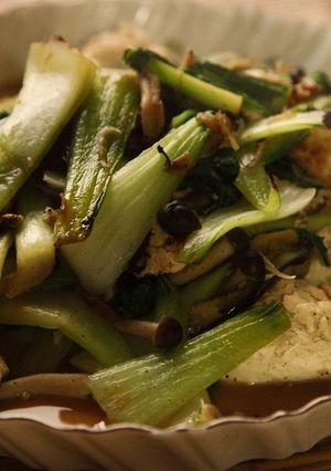 青梗菜と豆腐の和風炒め-レシピのメイン写真