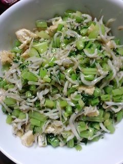 蕪葉(大根葉)のしらす炒め-レシピのメイン写真