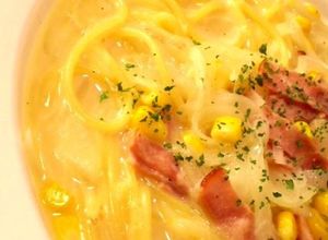 五右衛門風！チーズクリームスープパスタ-レシピのメイン写真