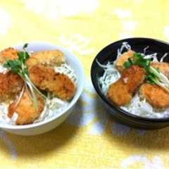 รูปของ サクサク♪簡単マグロカツ丼☆