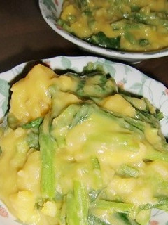 市販スープ利用しジャガイモの冷たい煮込み-レシピのメイン写真