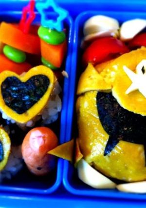ゴーカイイエロー弁当（ゴーカイジャー）-レシピのメイン写真