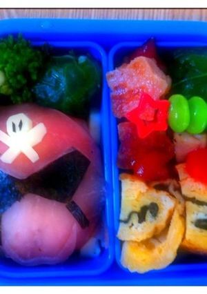 ゴーカイレッド弁当（ゴーカイジャー）-レシピのメイン写真