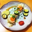 *★夏野菜と鮭ムニエル ニンニク醤油味☆