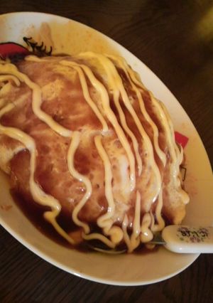 ｵﾑﾗｲｽ＊お好み焼きｿｰｽかけ＊-レシピのメイン写真