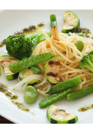 緑の冷製パスタ-レシピのメイン写真