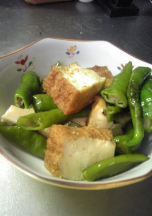 万願寺と絹揚げの旨煮-レシピのメイン写真