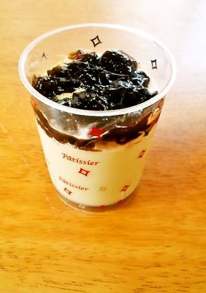 ☆緑茶プリン　黒蜜塩きなこクリーム☆-レシピのメイン写真