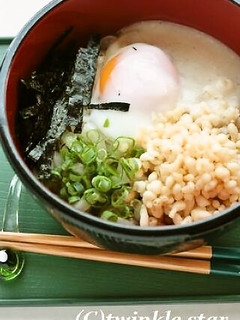 冷やしとろろ温玉ぶっかけ-レシピのメイン写真