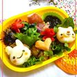 ポテトで簡単☆ウサギとくま*キャラ弁*