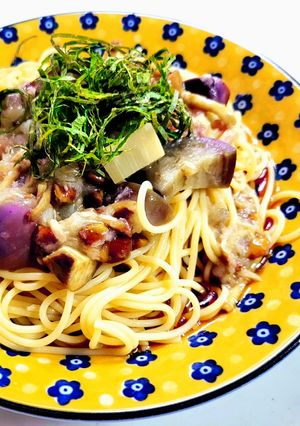 なめこおろしの冷製和風パスタ-レシピのメイン写真