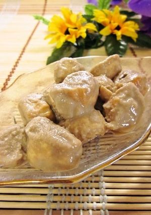お手軽♡麩アイス～黒糖＆ココナッツ味-レシピのメイン写真