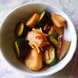 えりんぎときゅうりの醤油づけ