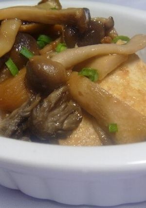 マクロビダイエット豆腐とキノコすき焼き風-レシピのメイン写真