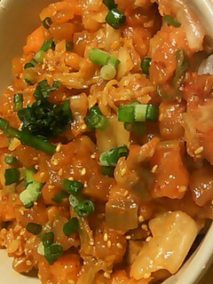 海鮮キムチ丼-レシピのメイン写真