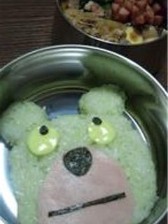 キャラ弁 くまおさん-レシピのメイン写真