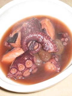 簡単★タコの梅煮-レシピのメイン写真