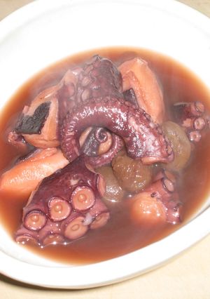 簡単★タコの梅煮-レシピのメイン写真