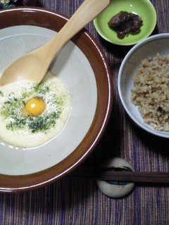 夏バテ対策★とろろやまかけ緑玄米ごはん-レシピのメイン写真