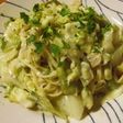 甘キャベツ&アボガドのマヨ冷製パスタ