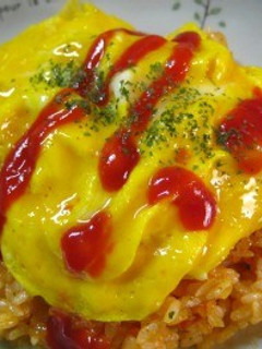玉ねぎたっぷりオムライス-レシピのメイン写真