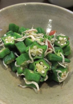 さっぱり！！オクラと長芋のじゃこ梅肉和え-レシピのメイン写真