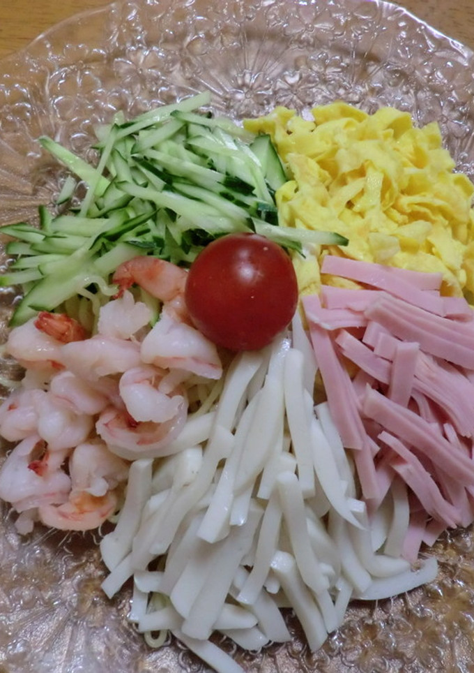 五色　冷やし中華-レシピのメイン写真