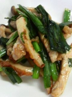 豚肉とニラのオイスターソース炒め-レシピのメイン写真