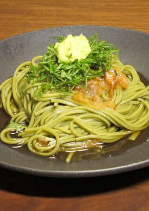 梅しそ茶そば-レシピのメイン写真
