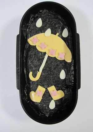 簡単キャラ弁☆雨の日♪-レシピのメイン写真