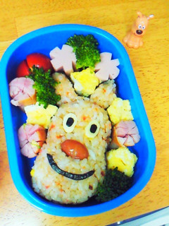 名犬チーズ弁当(アンパンマンキャラ)-レシピのメイン写真