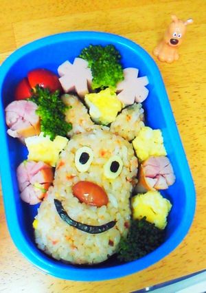 名犬チーズ弁当(アンパンマンキャラ)-レシピのメイン写真