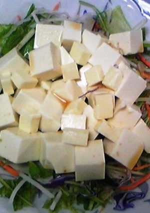 豆腐チーズ サラダ-レシピのメイン写真