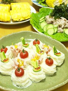 七夕そうめん-レシピのメイン写真