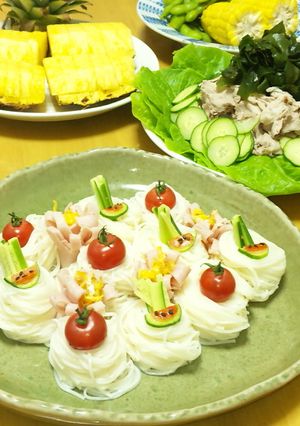 七夕そうめん-レシピのメイン写真