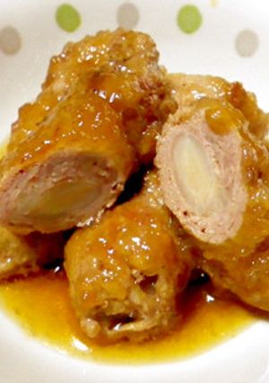 岩下の新生姜くるくる巻き煮-レシピのメイン写真