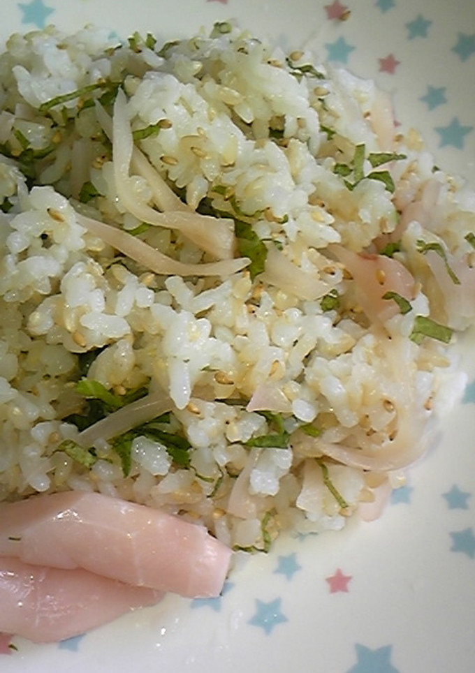 さっぱり簡単！新生姜の混ぜご飯-レシピのメイン写真