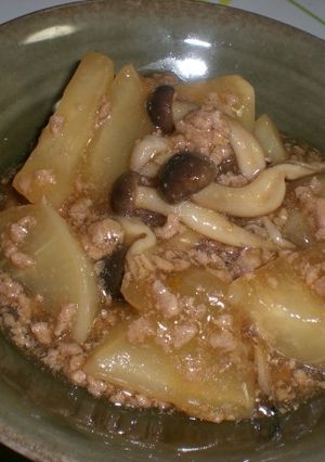 レンジにお任せ♪大根のスタミナ煮物♪-レシピのメイン写真
