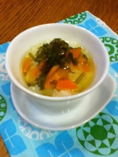 離乳食 昆布と人参のおかゆ-レシピのメイン写真
