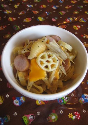 炒めごぼうとマカロニのとろ～りチーズ和え-レシピのメイン写真