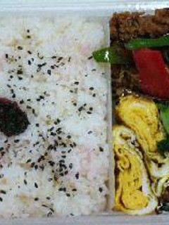 お弁当 豚肉とピーマン炒め-レシピのメイン写真