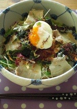 パッケージサラダde簡単サラダうどん-レシピのメイン写真